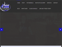 Tablet Screenshot of full360fitness.com